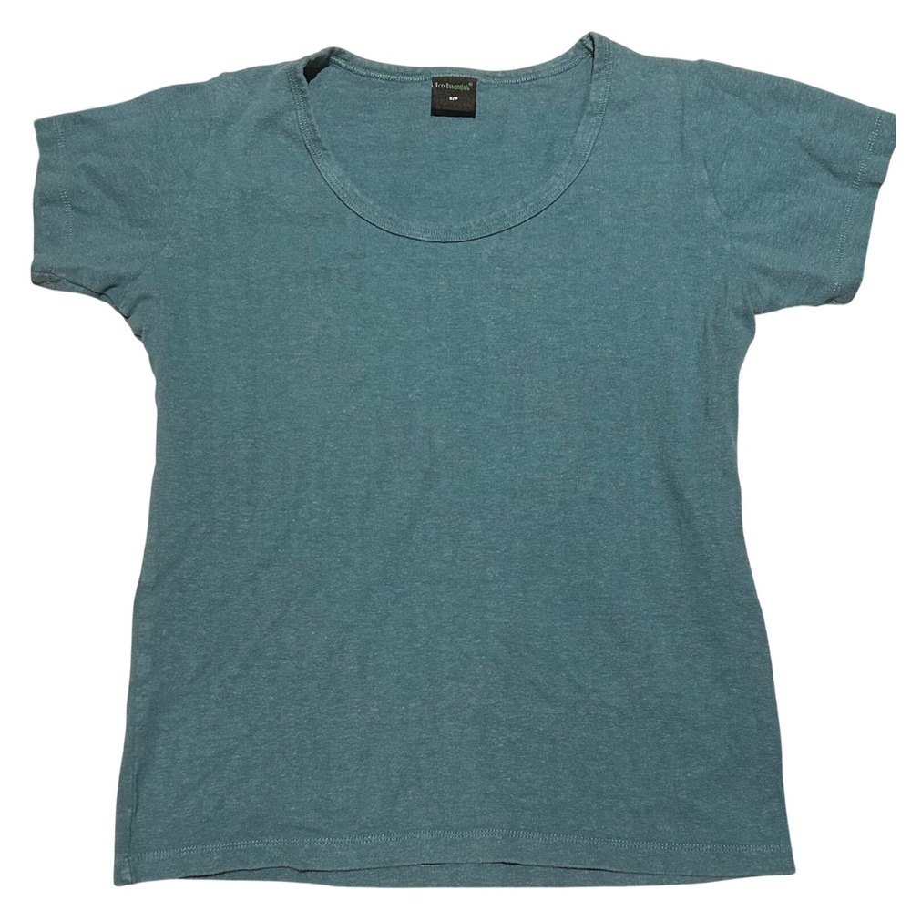 Eco-Essentials Scoop Neck T-Shirt Basic Tee Top Small Eco Minimalist‎ organic